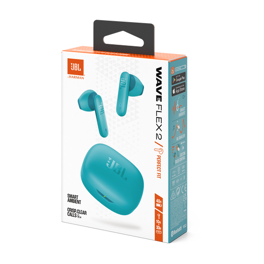JBL Wave Flex 2 - Blue - True Wireless Earbuds - Detailshot 15